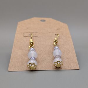 Moonlit Dewdrop Beaded Drop Earrings